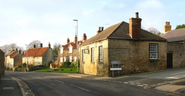 Snainton Reading Room, in the Middle of the Village Surrounded by Houses